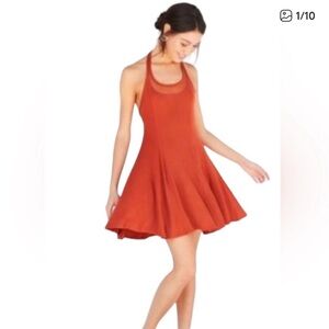 silence + noise Rust Sleeveless Racerback Mini Dress